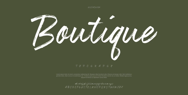 A stylized Boutique lettering reference image representing the kind of visual input Forge is designed to learn from.