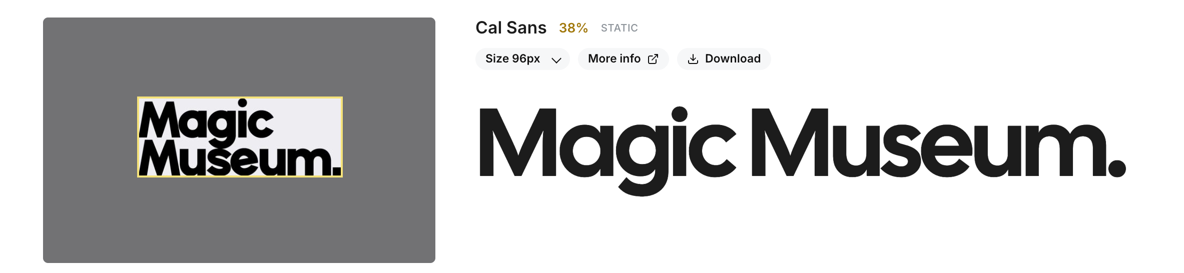 Font classification on the Mixfont platform