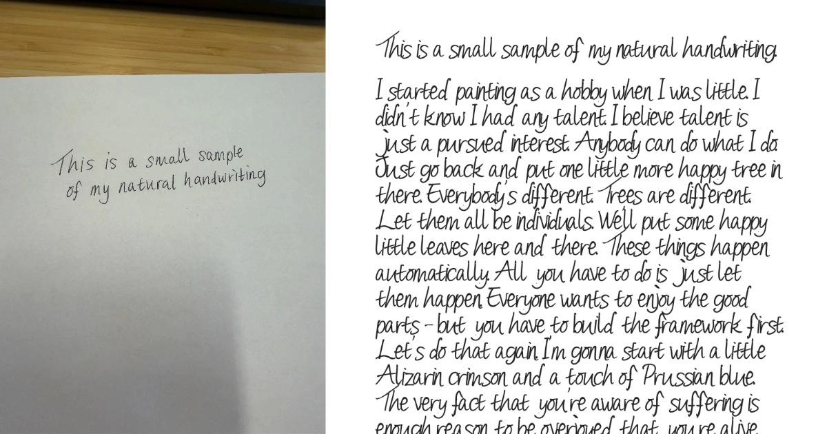 My own handwriting turned into a font