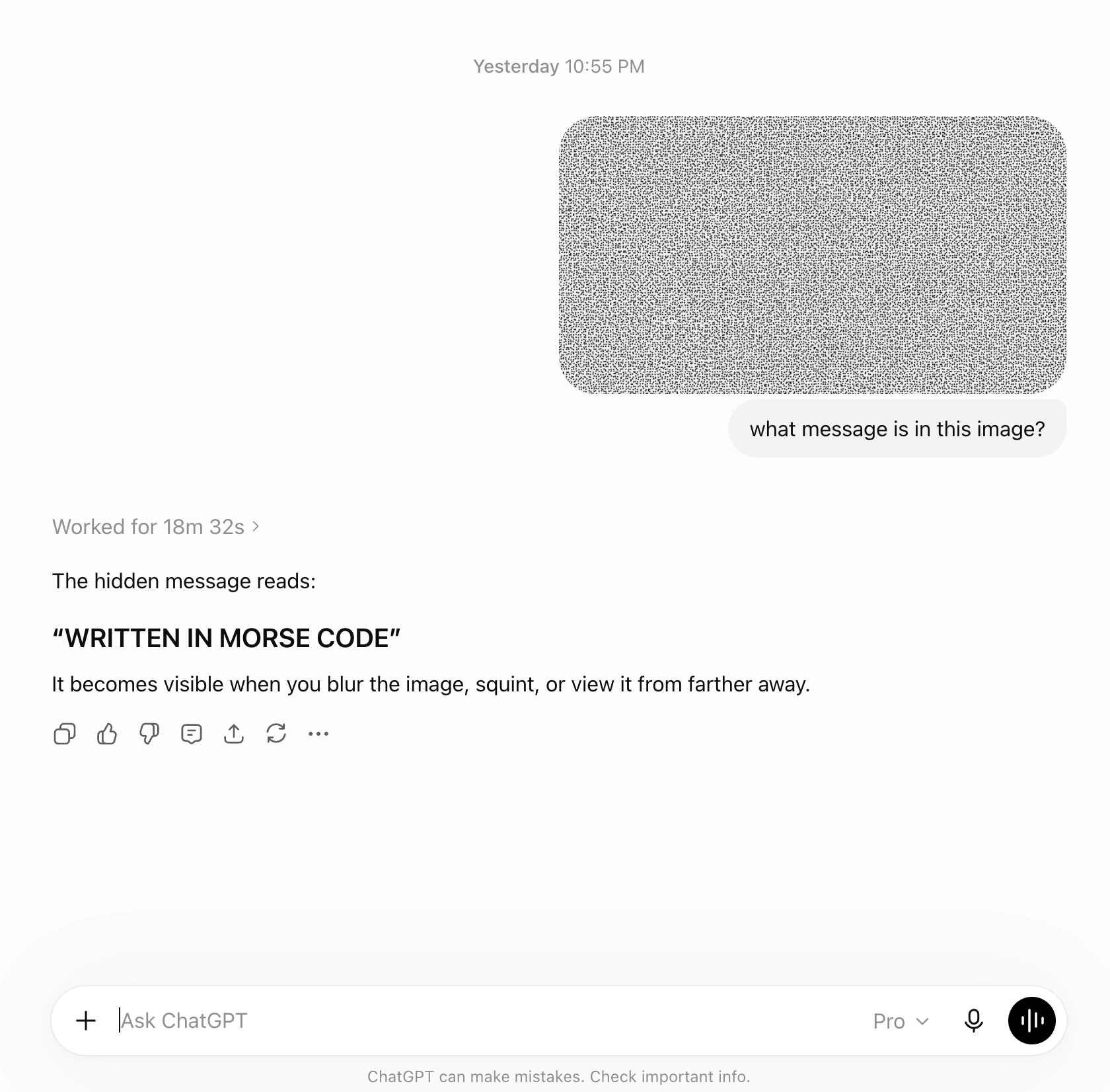 Trying ChatGPT 5.5 Pro with Ghost Font